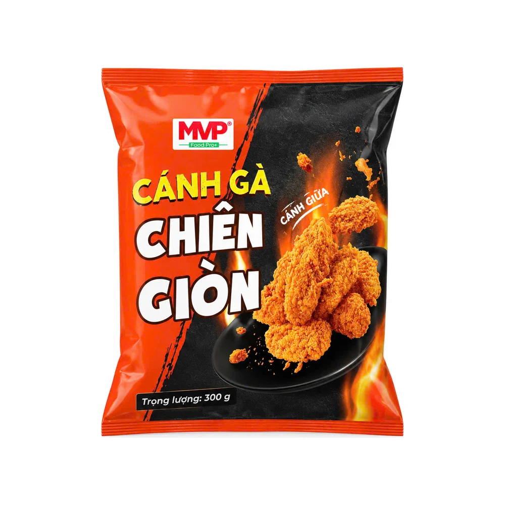Cánh gà chiên giòn cánh tỏi