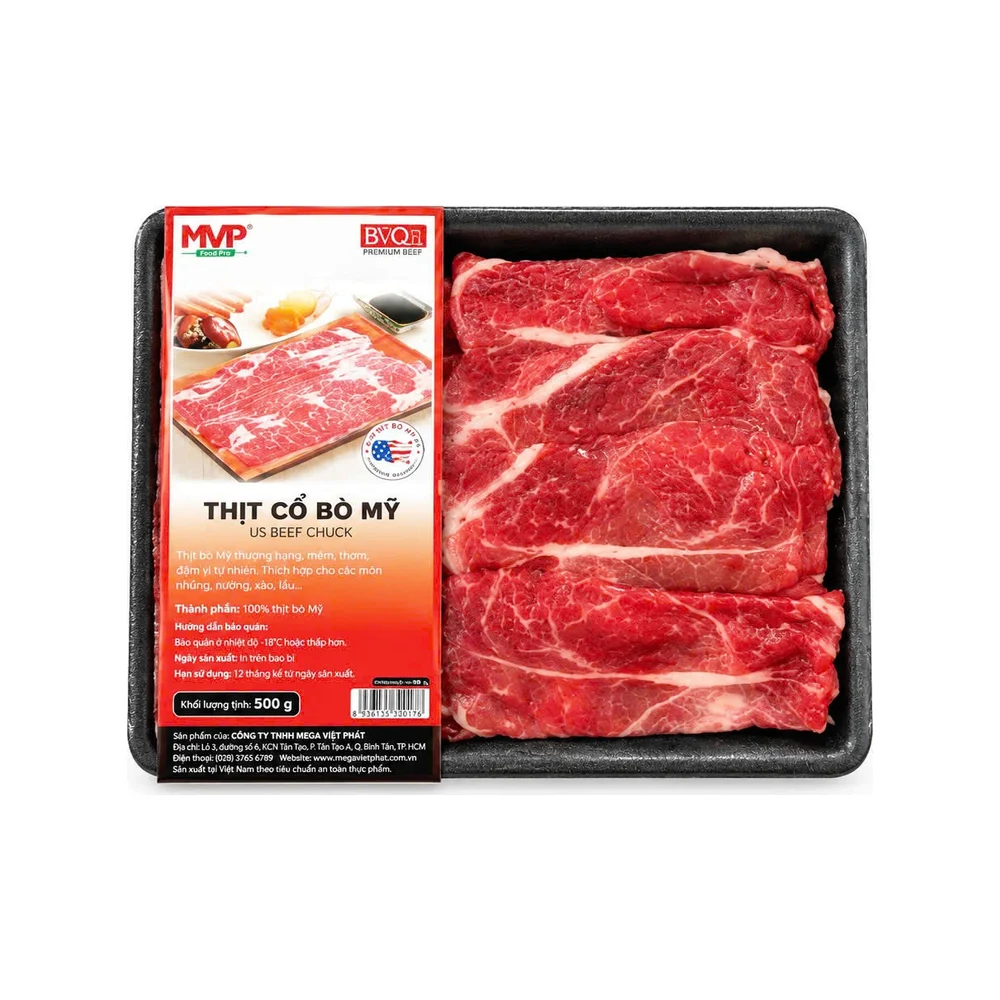 Thịt cổ bò Mỹ